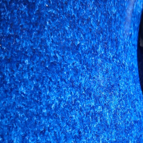 Vintage 2003 Pigeon River Pottery Handmade Blue Marble Glazed 7 Inch Pitcher - Picture 16 of 16